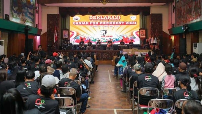 Buruh di Semarang dukung Ganjar Presiden 2024