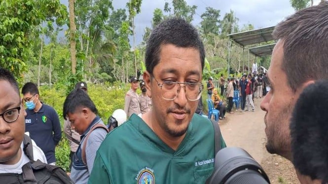 Ketua Perhimpunan Dokter Forensik Indonesia (PDFI) Cabang Jatim Nabil Bahasuan