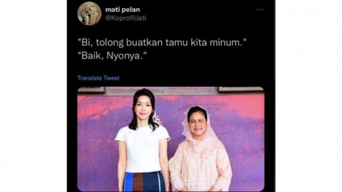 Cuitan netizen rendahkan Iriana Jokowi