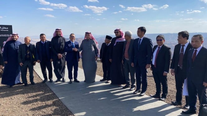 Mendag RI Zulkifli Hasan bertemu Mendag Arab Saudi Majid bin Abdullah di Al Ula