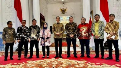 Presiden Jokowi terima Anggota Dewan Pers di Istana Negara, Jakarta