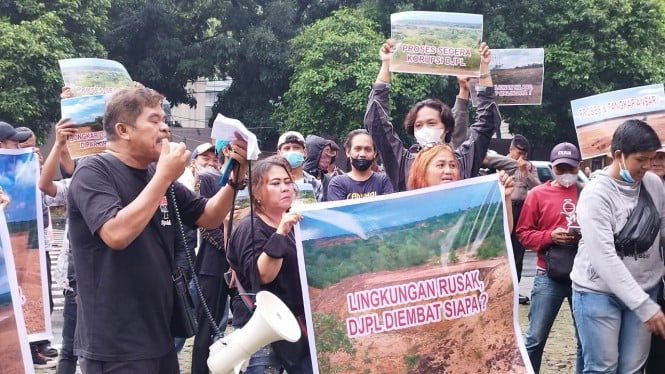 Massa desak KPK Tindaklanjuti Laporan Dugaan Korupsi DJPL di Bintan