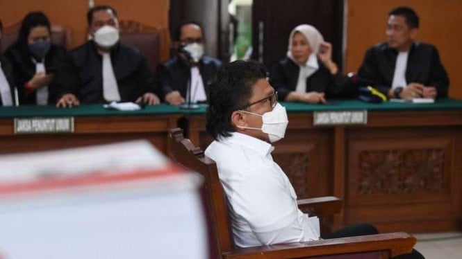 Terdakwa kasus dugaan pembunuhan berencana Brigadir Yosua, Ferdy Sambo mengikuti sidang lanjutan di PN Jakarta Selatan, Jakarta, Selasa, 24 Februari 2023.