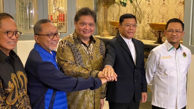 Pertemuan Ketua Umum Partai Politik Koalisi Indonesia Bersatu (KIB)