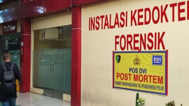 Instalasi Kedokteran Forensik RS Polri, Jakarta Timur.