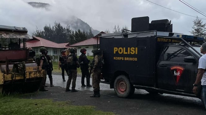 KKB Tembaki Pos Keamanan TNI Raider 300/BJW di Puncak Papua Tengah